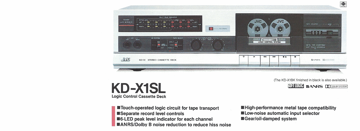 JVC KD-X1 Cassette Deck